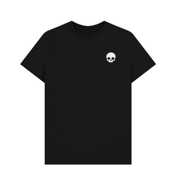 Black Printed T-shirt Front