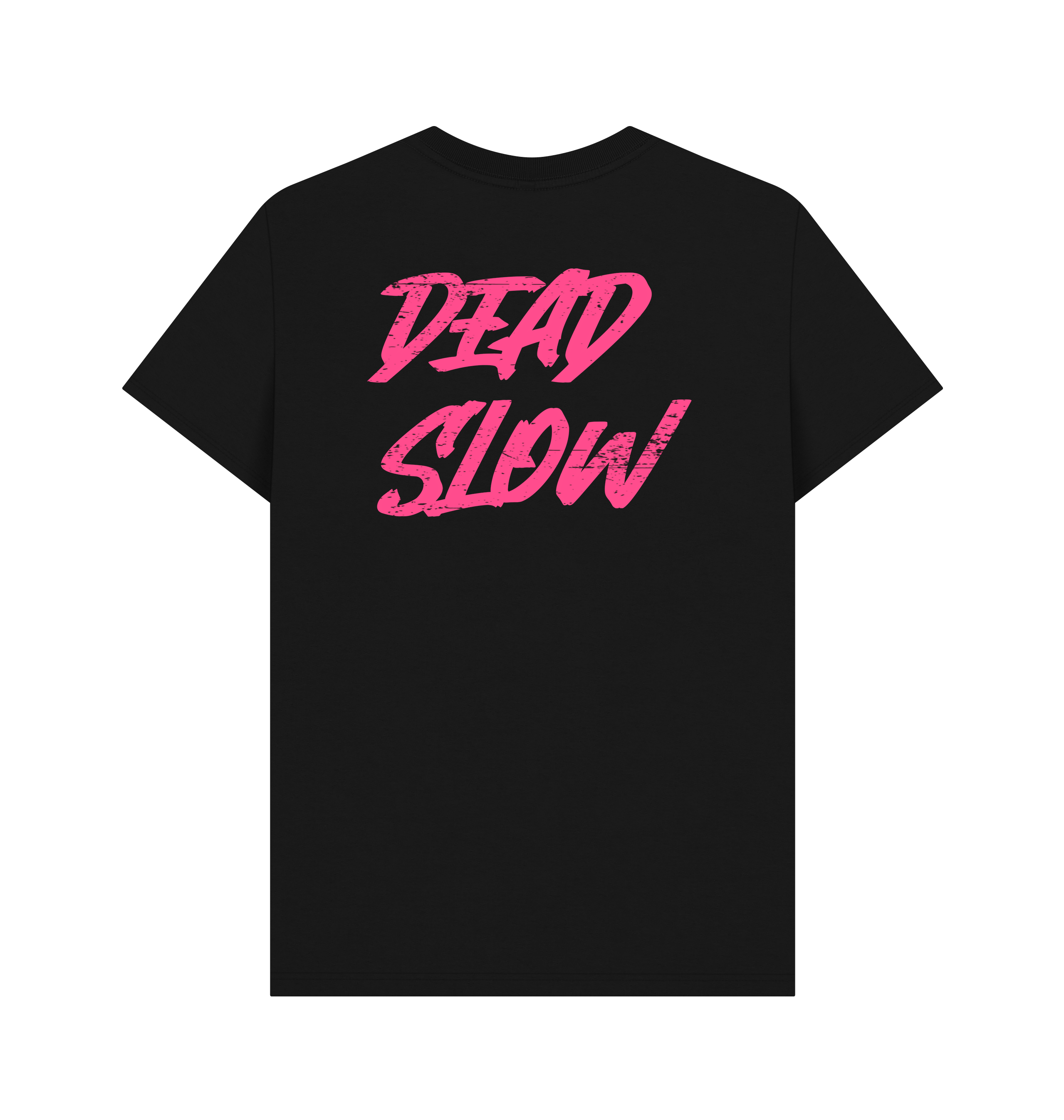 Black Printed T-shirt Back