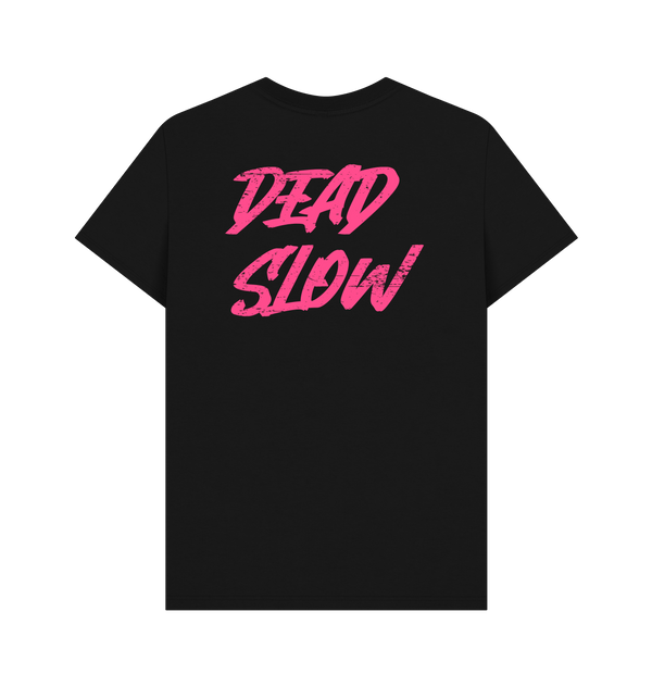 Black Printed T-shirt Back